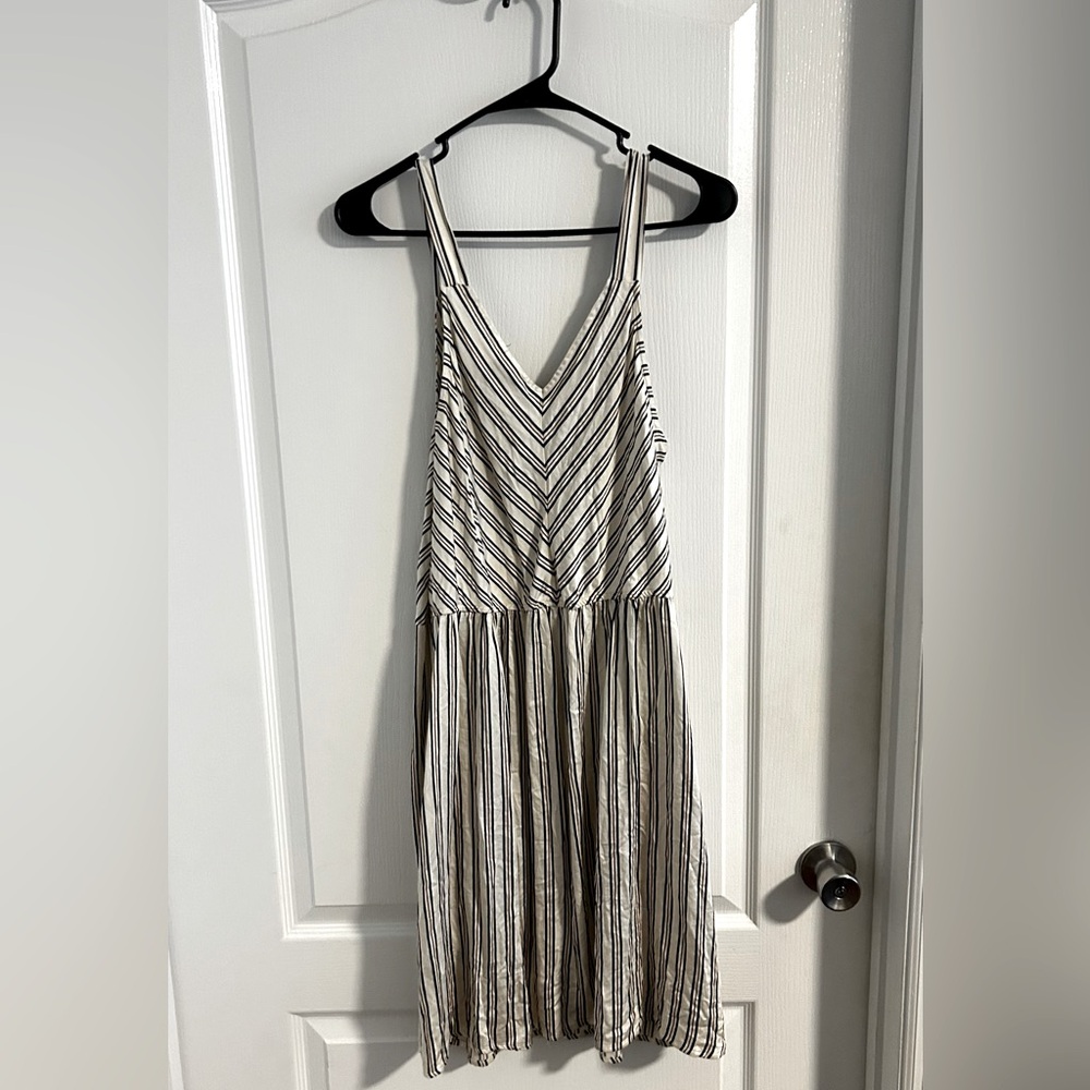 A new day | dress stripes v-neck